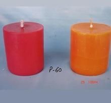 Orange Wax Candles
