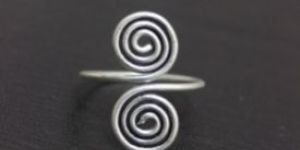 Spiral Handmade Silver Ring