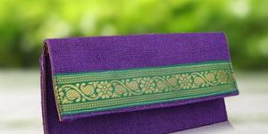Jute Clutch Bag