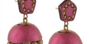 Terracotta Jhumki Earrings