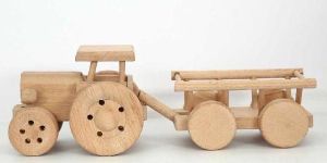Wooden Tractor Toy