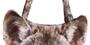 Digital Graphic Wolf Handbag