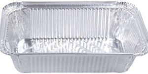 Silver Aluminum Foil Container