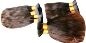 Single Drawn Human Straight Hair