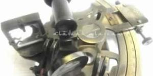 olid Brass Sextant-w wooden box