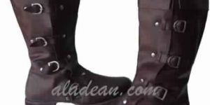 Riding Style Boots Reenactment Leather Boots