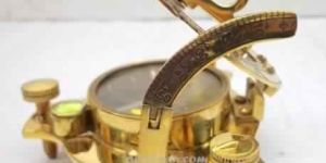 Steampunk Brass Sundial Compass