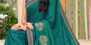 5532 Laxmipati Green Brasso Rangtari Saree