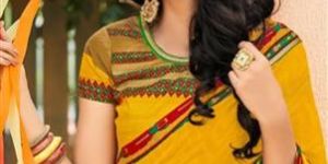 5512 Laxmipati Multicolor Chiffon Rangtari Saree