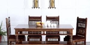 Wooden Antique Dining Table Set