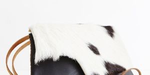 Leather Hairon Cross Body Bag