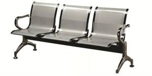 Stainless Steel Three Seater Chair