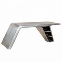 FLYER'S WOOD and IRON OFFICE DESK