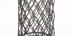 Wood and Iron Made End Table