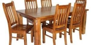 7 PIECE SQUATTER DINING SUITE 7PIECE