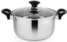 Cooking Pots with 4mm Glass Lid
