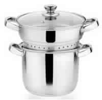 Cooking Steamer with 4mm Glass Lid