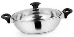 Kadai with 4mm Glass Lid