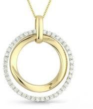 Real Diamond Circle Pendant