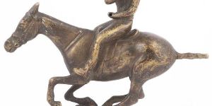 Bronze Polo Horseman