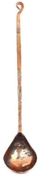 Vintage 44 X 8.5 Cm Copper Ladle Hand Made