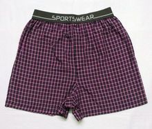 MENS Woven Boxer Shorts Plaid