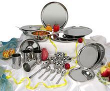 Stainless Steel 24 Piece Dinner Set