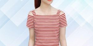 Cap Half Sleeve New Stylish Fashion T-Shirt for Women Fully Stiched