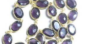 Amethyst Stone Gold Plating Necklace