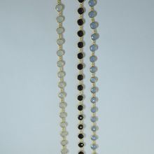 Aqua Chelsi Stone Gold Plating Necklace