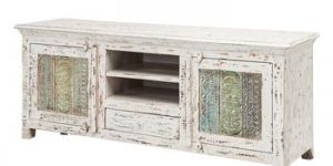 Old Wood Recycle Wood TV Cabinet