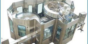 Rotary Bottle Rinsing Filling Cappine Machine