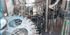 Rotary Glass Bottle Rinsing Filling Crown Capping