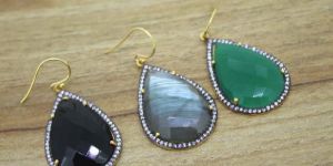 925 Sterling Silver Gemstone Earrings