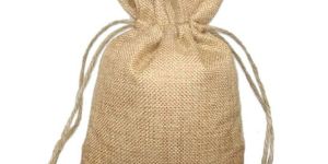 Jute Drawstring Bag