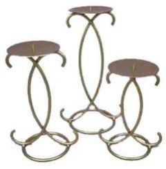 Iron Candle Holder