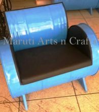 Antique Indian Drum Style Sofa Set