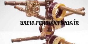 Wooden Bangle Stand