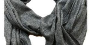 Twill Weave Natural CASHMERE SCARF