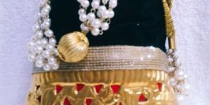 Brass Cutwork Jali Potli Purse