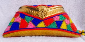 Geometric Work Clutch Purse