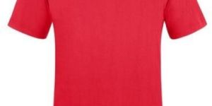 Plain Mens Red T Shirt