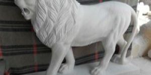 Marble Lion Statue