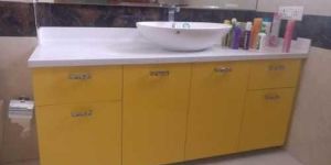 Wooden Acrylic Bathroom Vanity