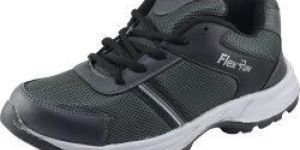 Black Casual Flex Run Men Sports Shoes