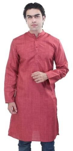 Silk Plain Mens Kurta