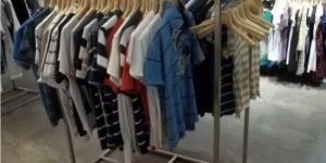 SS Free Standing Unit Garment Display Rack
