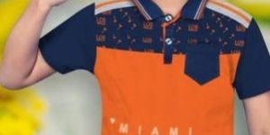 Kids Printed Polo T.Shirt