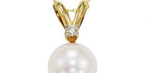 Natural Pearl Stone Pendant