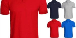 Collar Hosiery Plain T Shirt